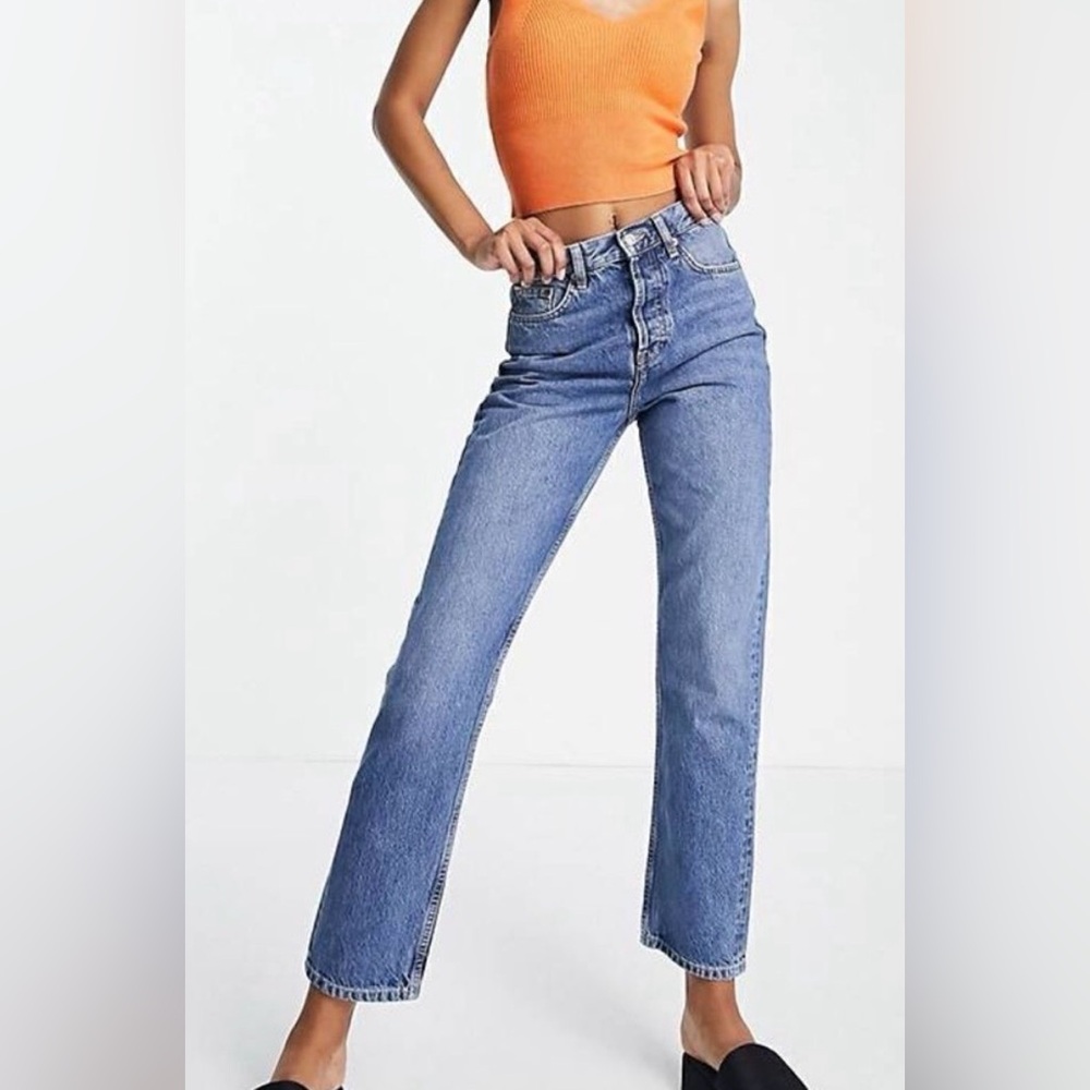 Topshop Blue Denim Jeans